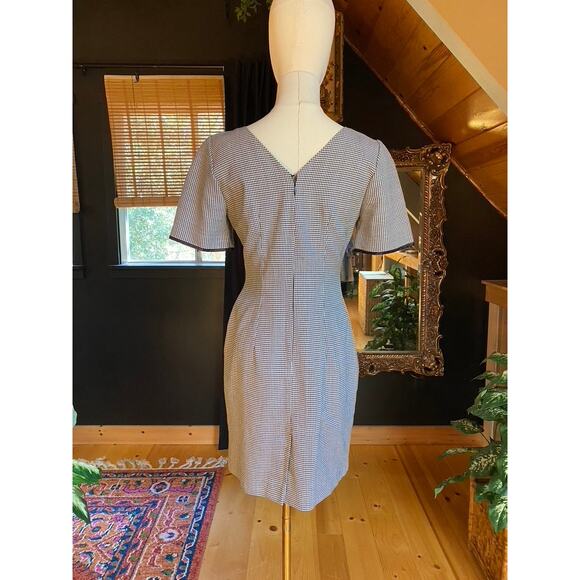 Vintage Dress Gingham Bow - Picture 2 of 7